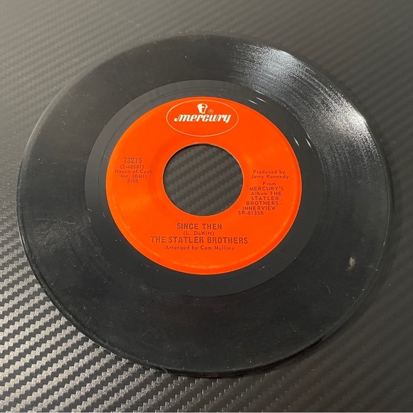 Since Then / Do You Remember These Vinyl Record The Statler Brothers SR-61358 - Picture 1 of 2